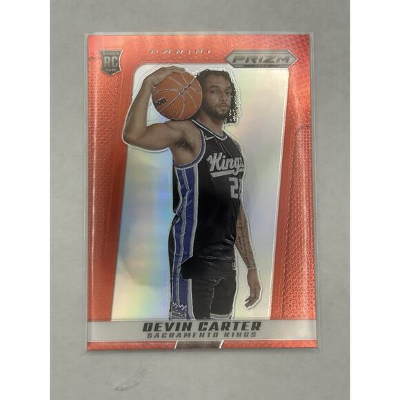 NBA 2025 Devin Carter Prizm Deca Red /199 - Picture 1 of 2